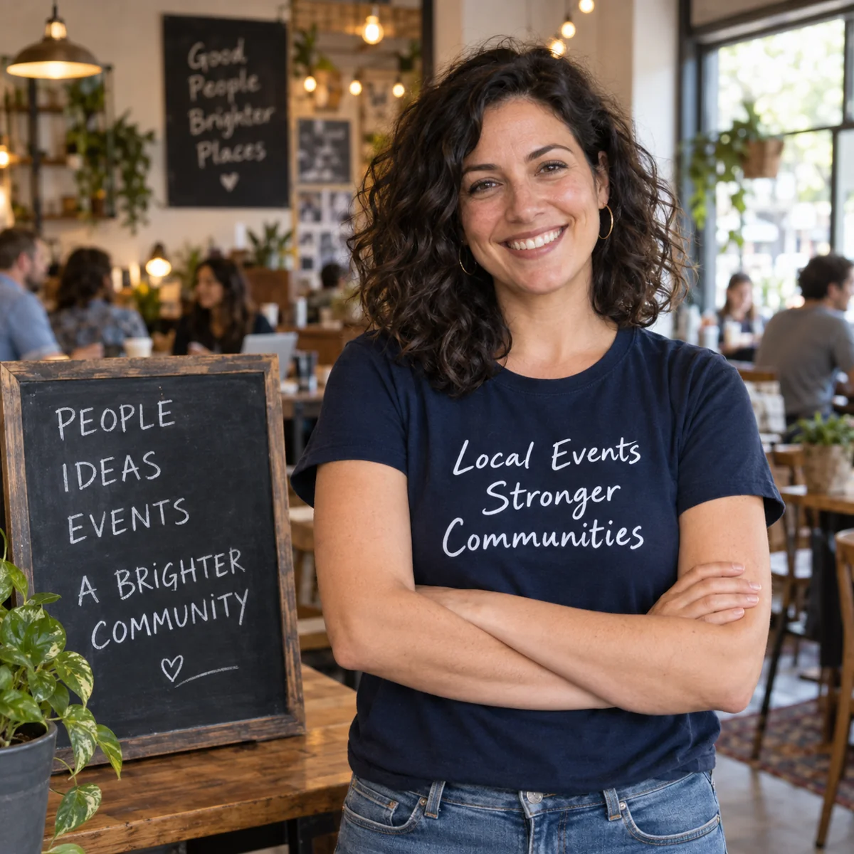 A local organizer welcoming their community.